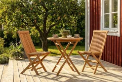 Rimini Cafebord 70 cm Teak
