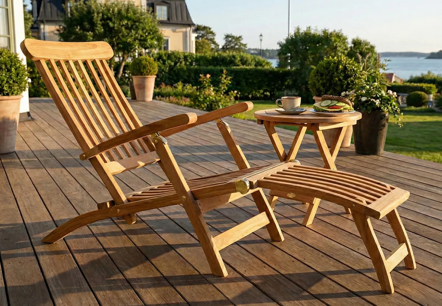 Rimini Däckstol Teak