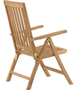 Rimini Matgrupp 100 cm ink Positionsstolar Teak