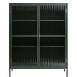 Riviera Vitrinskåp 140 cm Grön