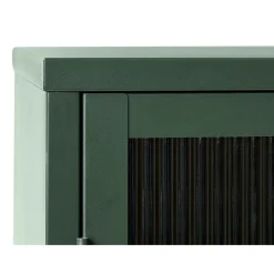 Riviera Vitrinskåp 140 cm Grön