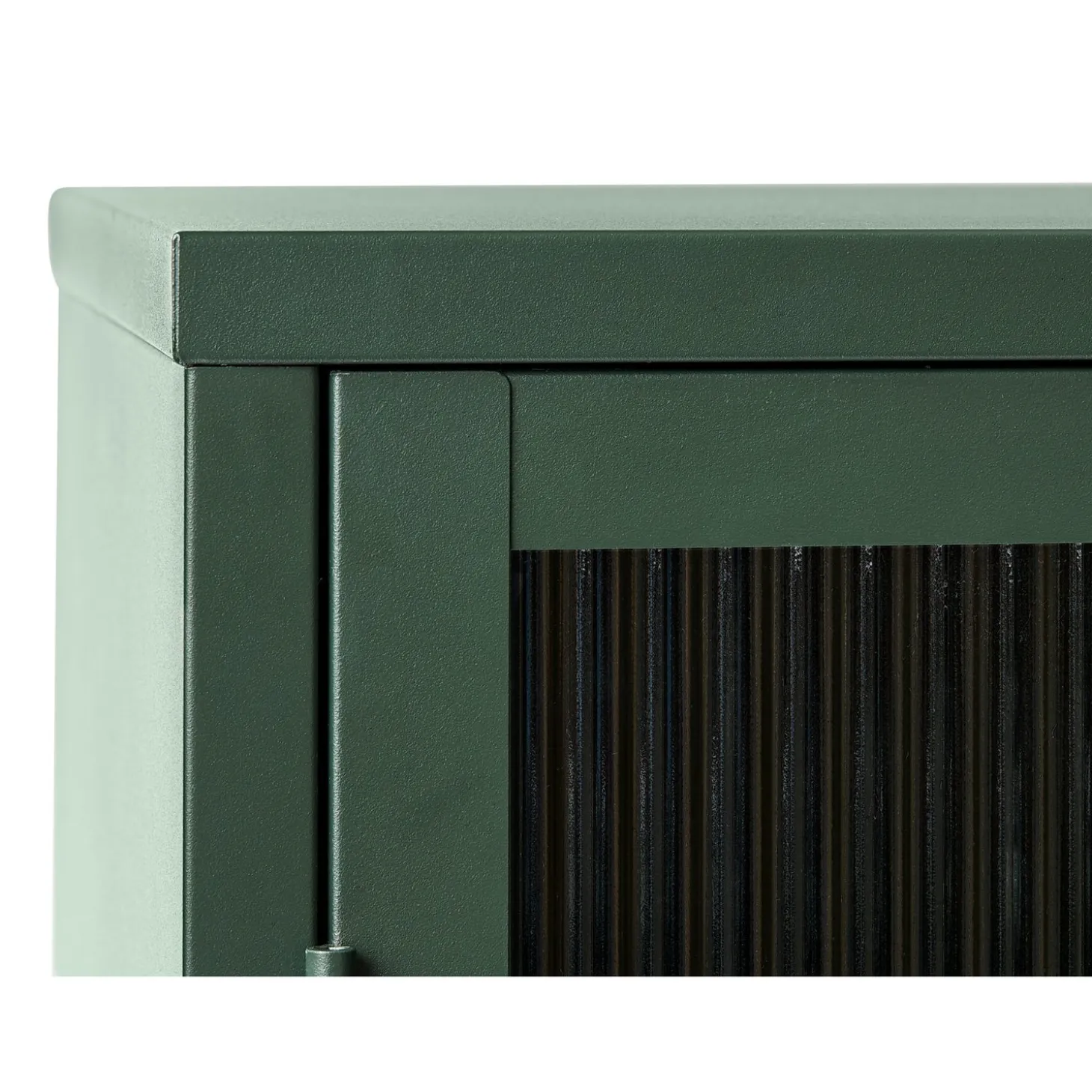 Riviera Vitrinskåp 140 cm Grön