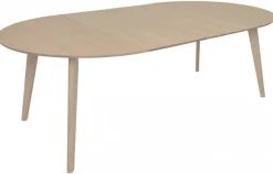 Sagene Matbord 110 cm Vitpigmenterad Ek REA