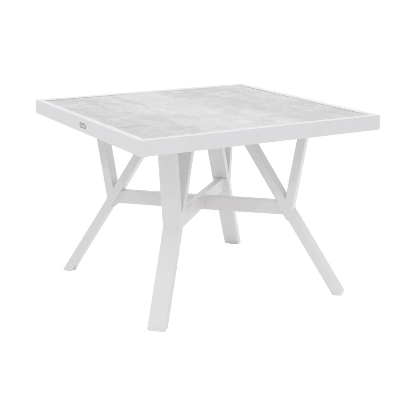 Samvaro Soffbord Vit/Grå 90x90 cm