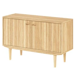 Sideboard Nr.421 2st Trädörrar 126x80 cm Oljad Ek