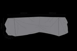 Soffskydd L260/R335 cm Andas