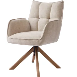 Strada Stol Beige, Massiv ek