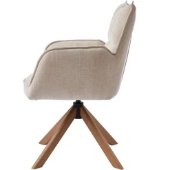Strada Stol Beige, Massiv ek