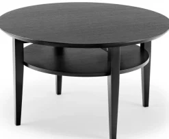 Tango Soffbord Runt 90cm Svartbetsad EK