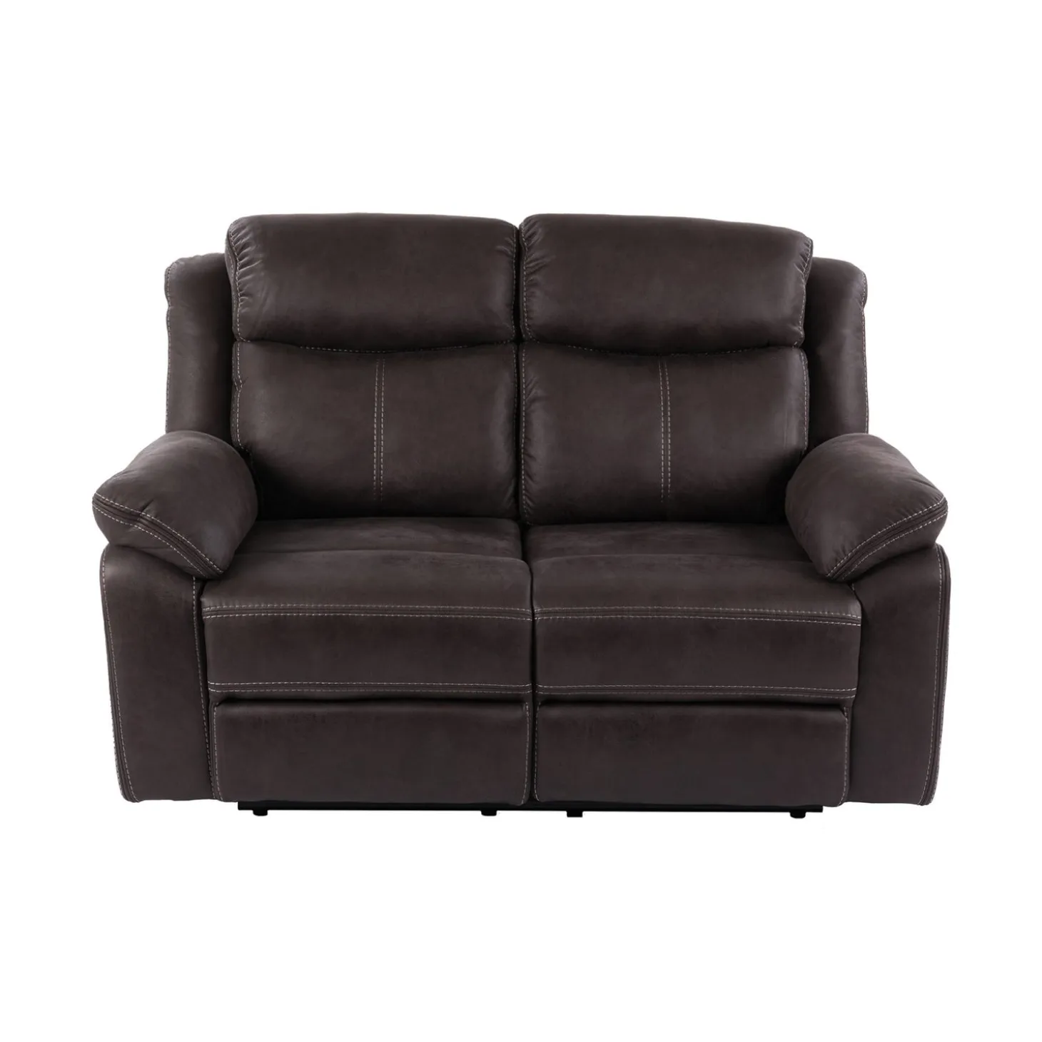 Teddy 2-Sits Reclinersoffa Manuell Brun