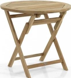 Turin Fällbord Teak 80 cm Rund