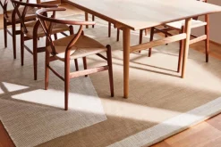 Una Spårbar Ullmatta Beige/Off White
