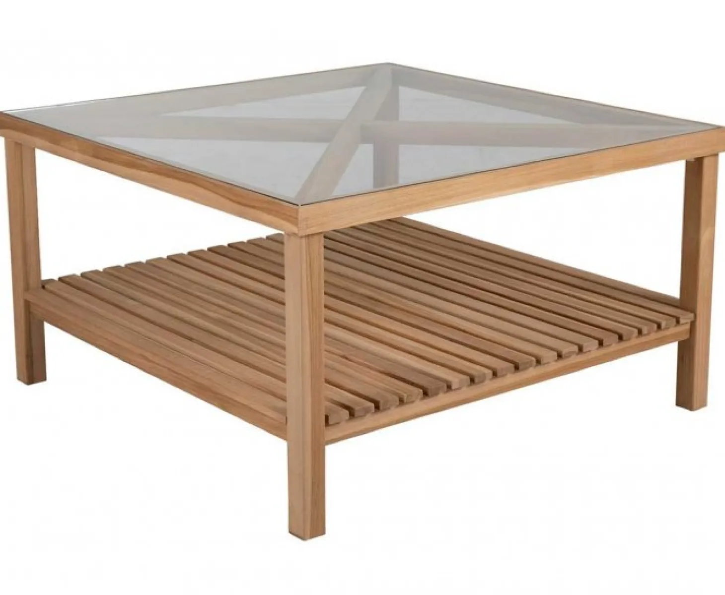 Varm Soffbord 100x100 cm Teak
