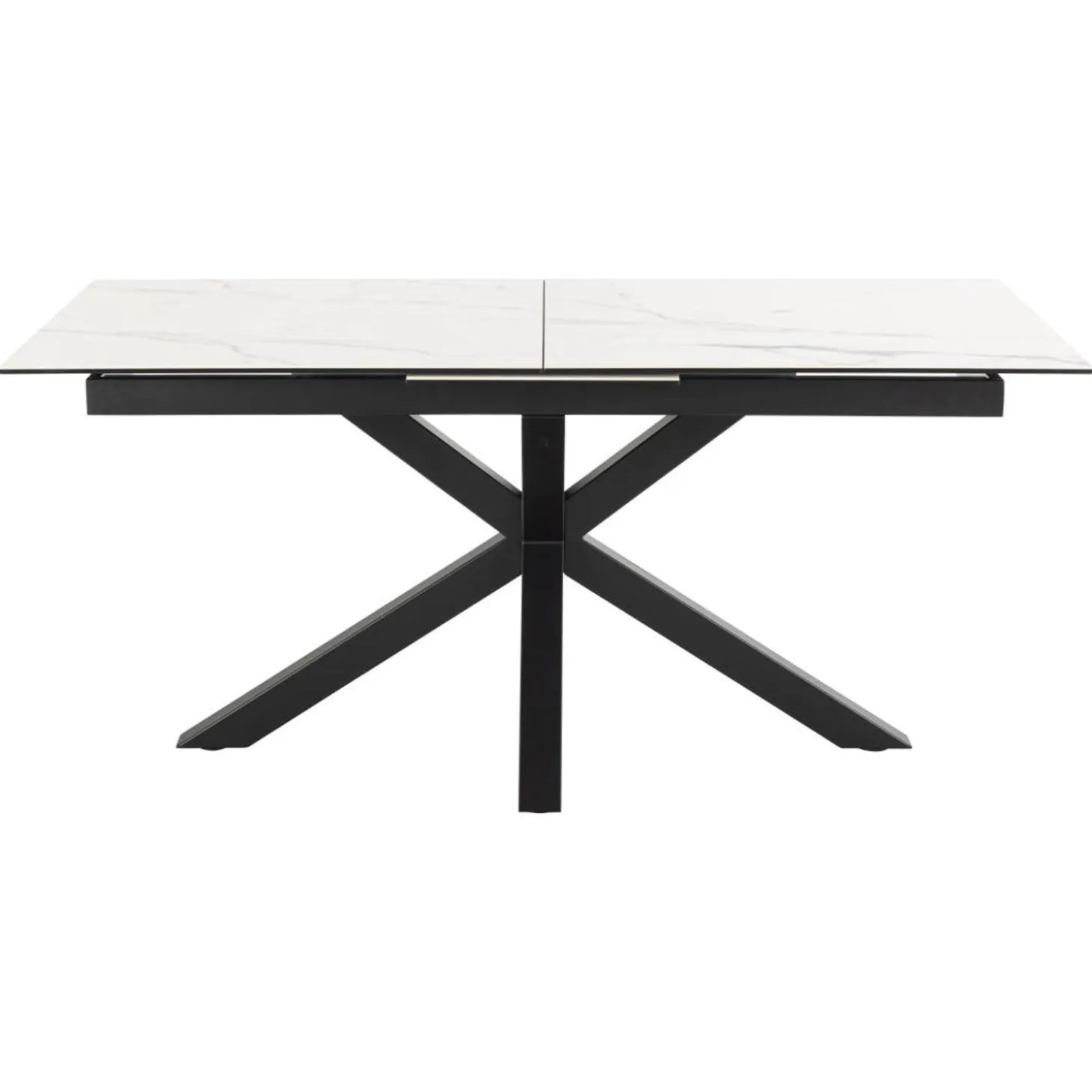 Verdun Matbord 90x168-210 cm Vitt Akranes