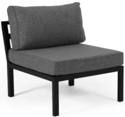 Weldon Mittdel Svart/Grå