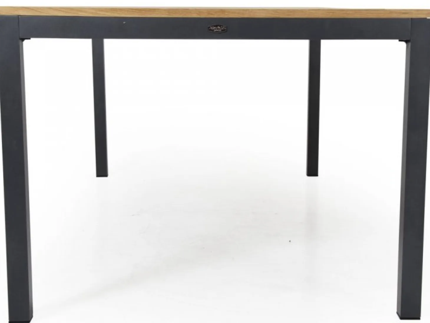 Zalongo Bord 200x100 cm Teak/Grå Alu