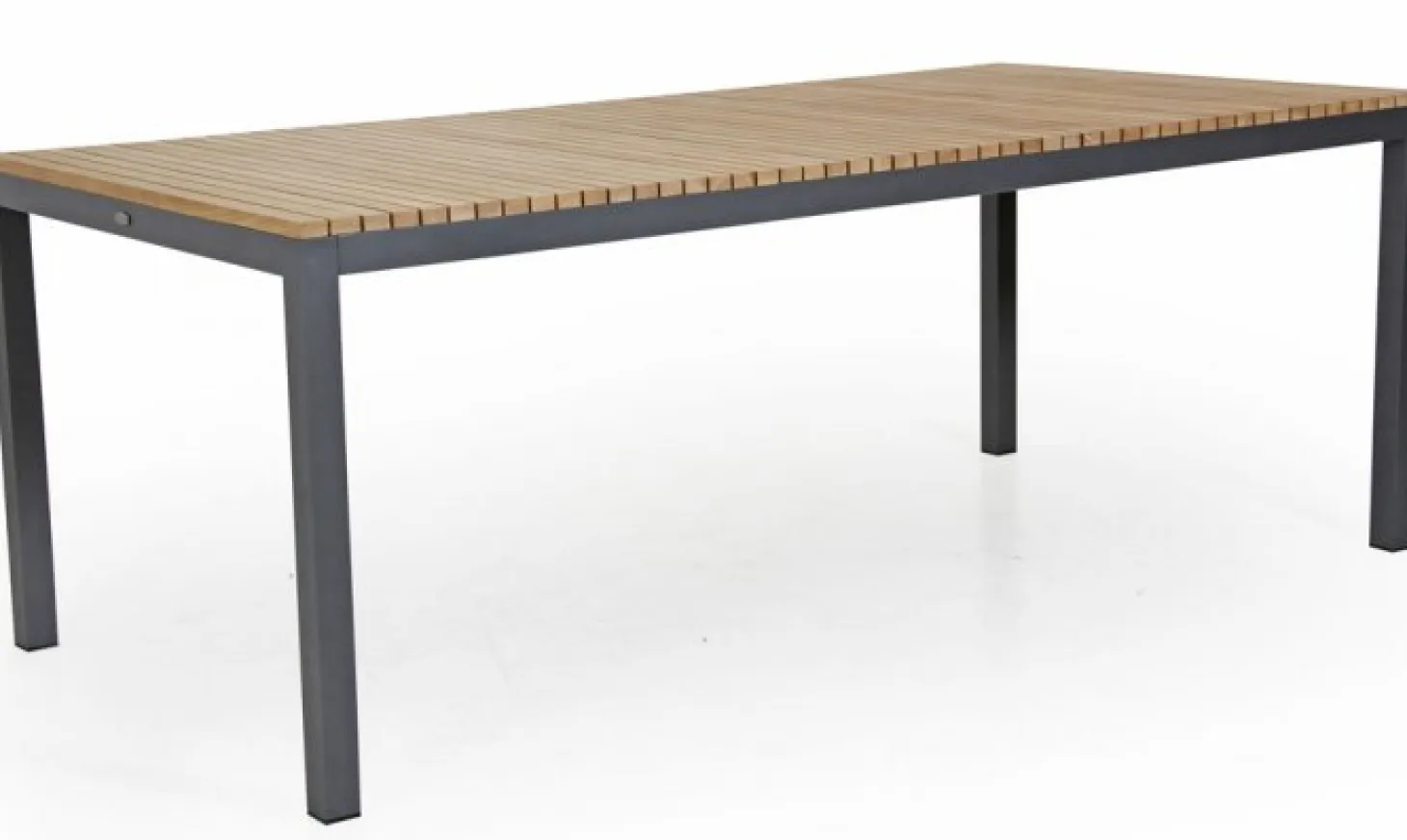 Zalongo Bord 200x100 cm Teak/Grå Alu