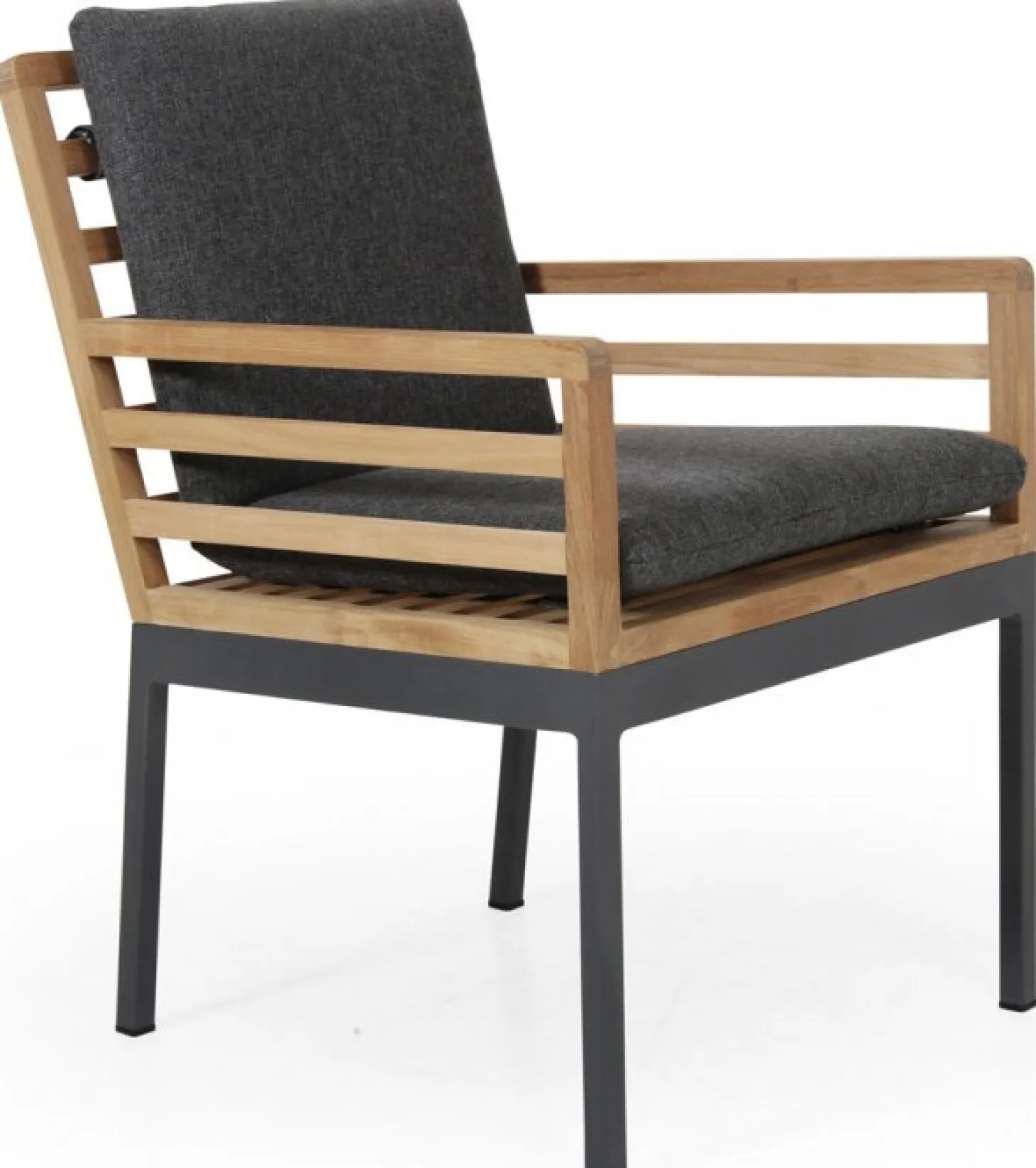 Zalongo Stol Teak/Grå Alu