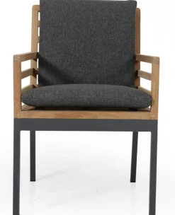 Zalongo Stol Teak/Grå Alu