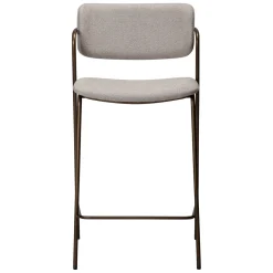 Zed Barstol Cashmere bouclé, Antique Brass