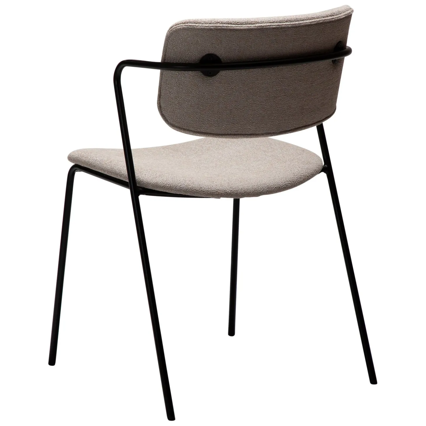 Zed Stol Cashmere bouclé, Black