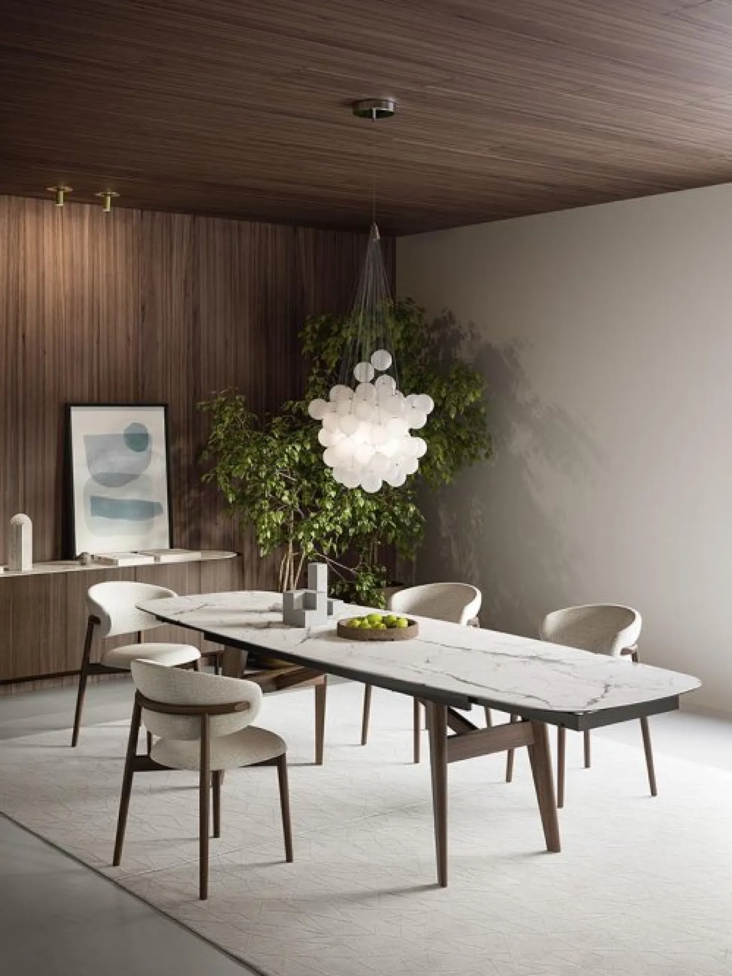 Abrey Ovalt Matbord 100x200-300cm