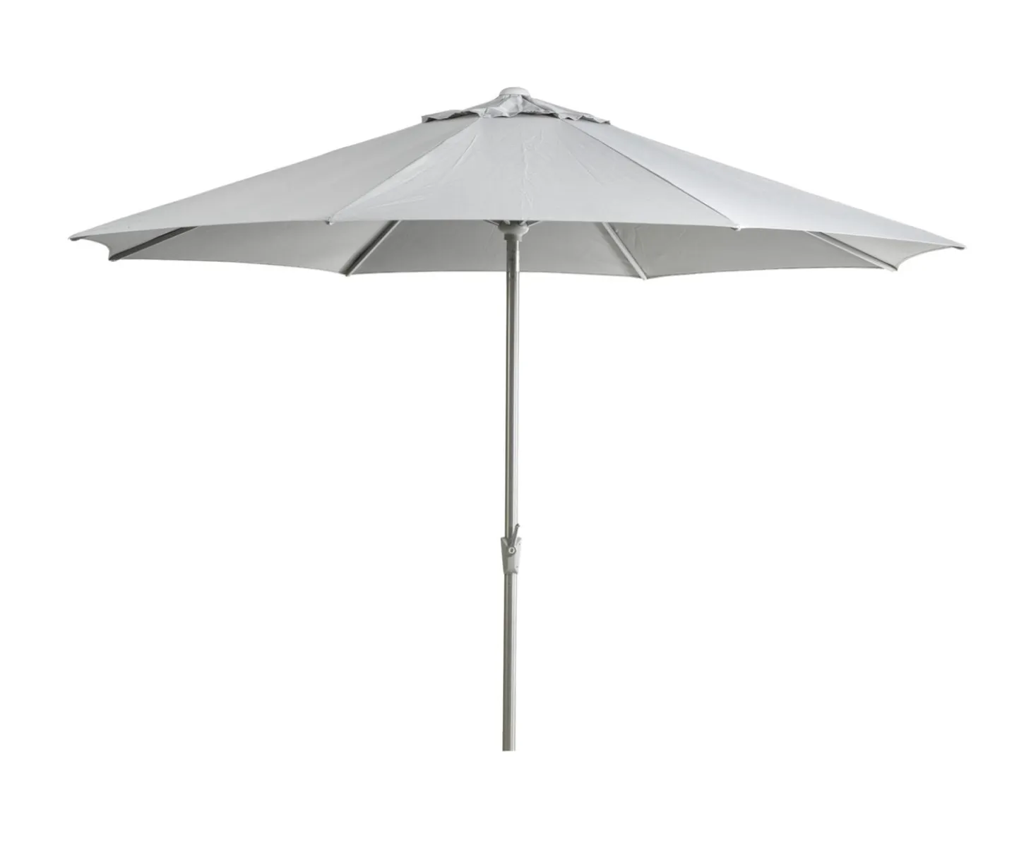Abriola Parasoll 330x258 cm Grå