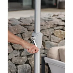 Abriola Parasoll 270x258 cm Svart