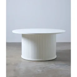 Accento Ø90 cm Soffbord Vit