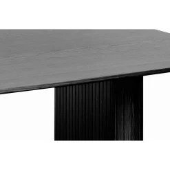 Accento 100x190 cm Oval Matbord Svart
