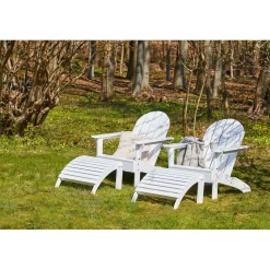 Adirondack Däckstol Vit