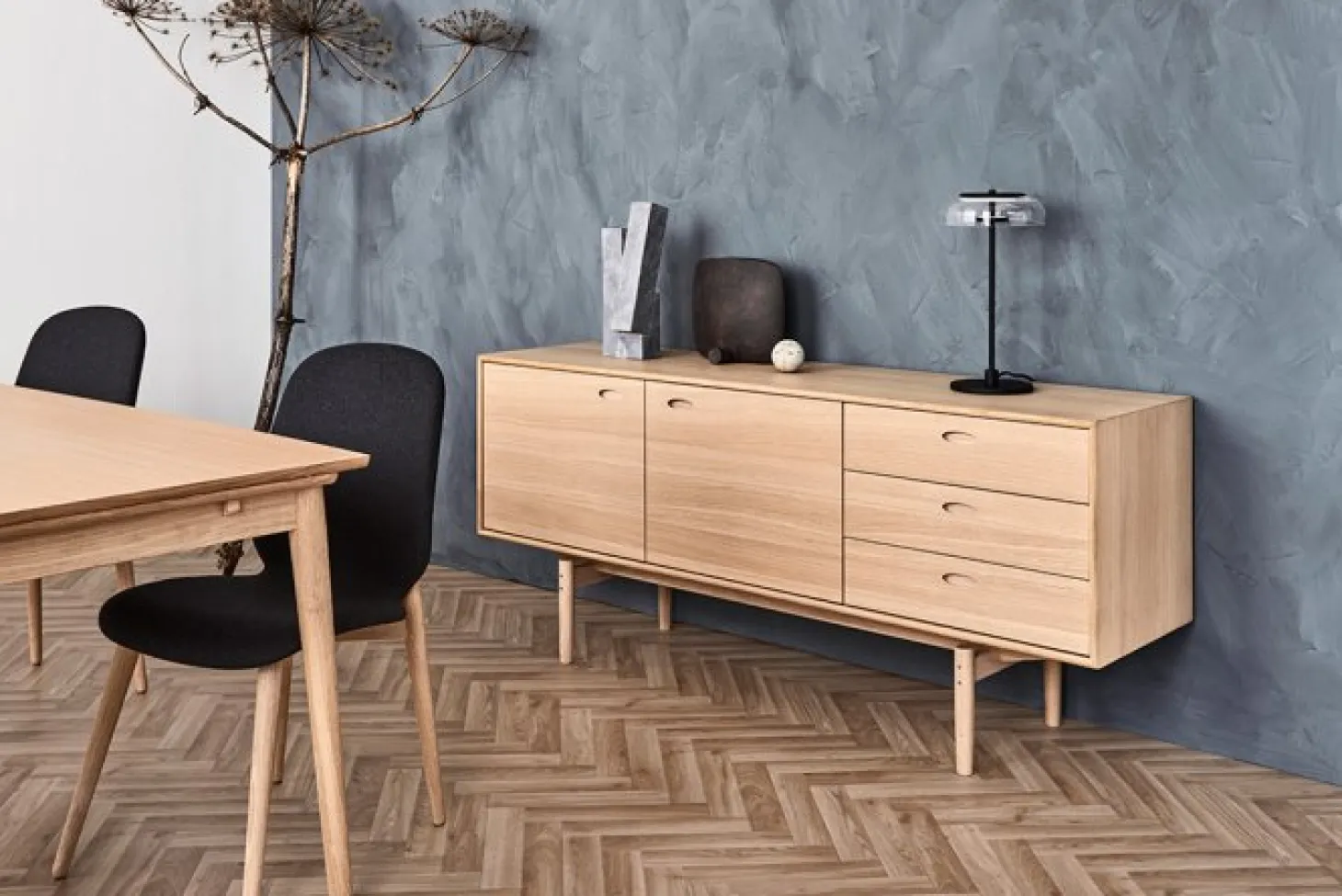 Aeris Sideboard 176 cm Ljus Ek