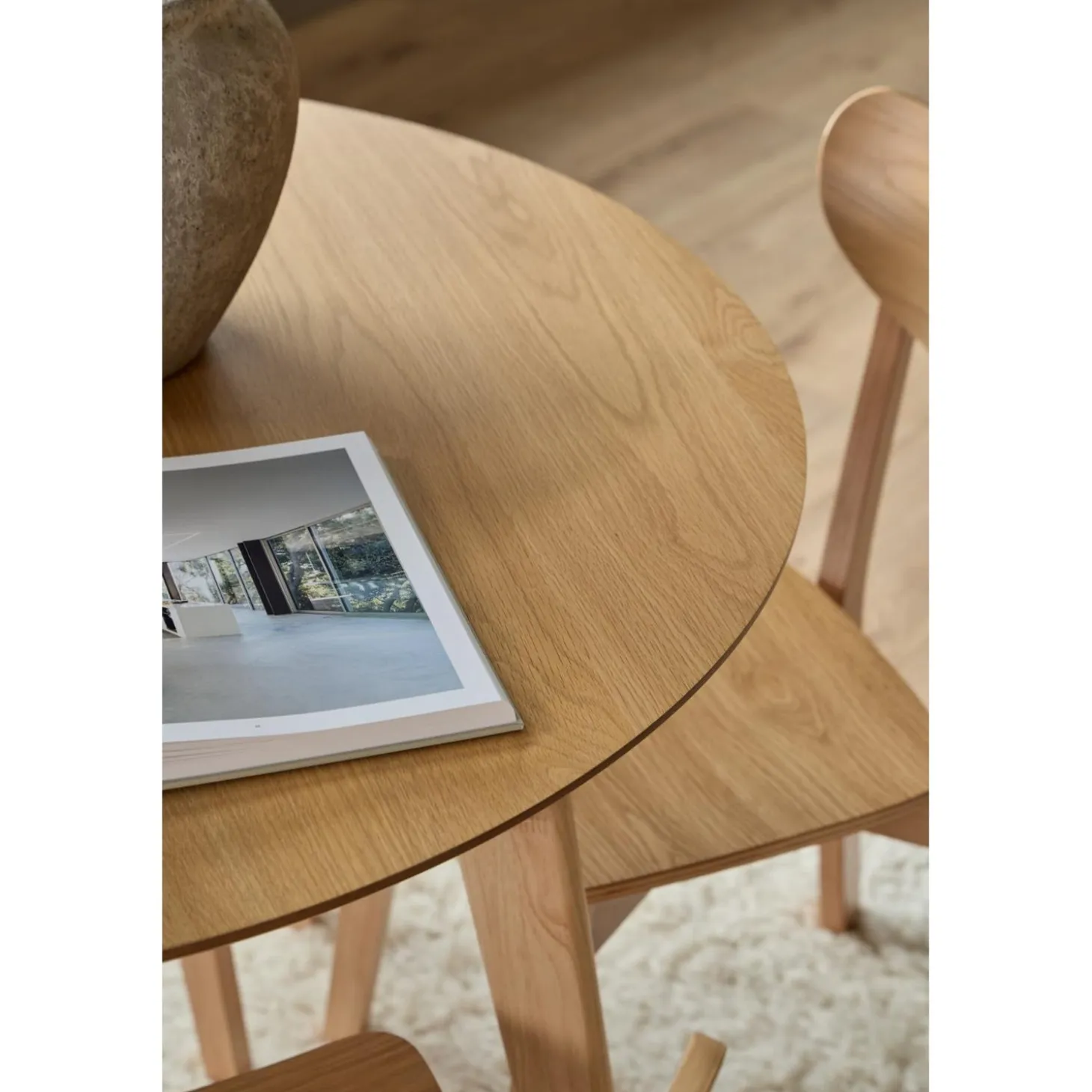 Alba Matbord Rund 105 cm Ek