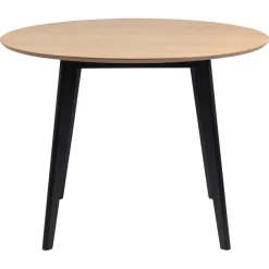 Alba Matbord Rund 105 cm Ek/Svart