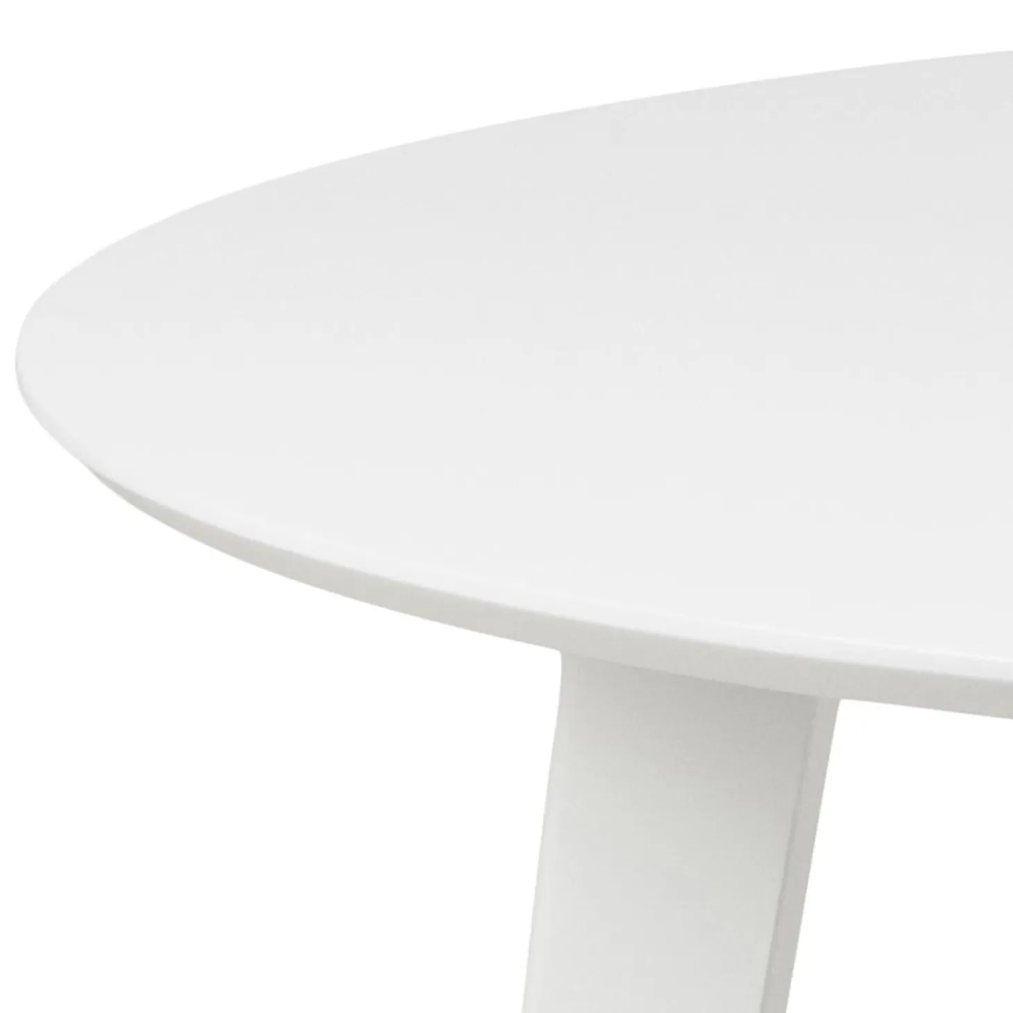 Alba Matbord Rund 105 cm Vit