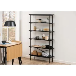 Alba Matbord 80x80/120 cm Ek/Svart