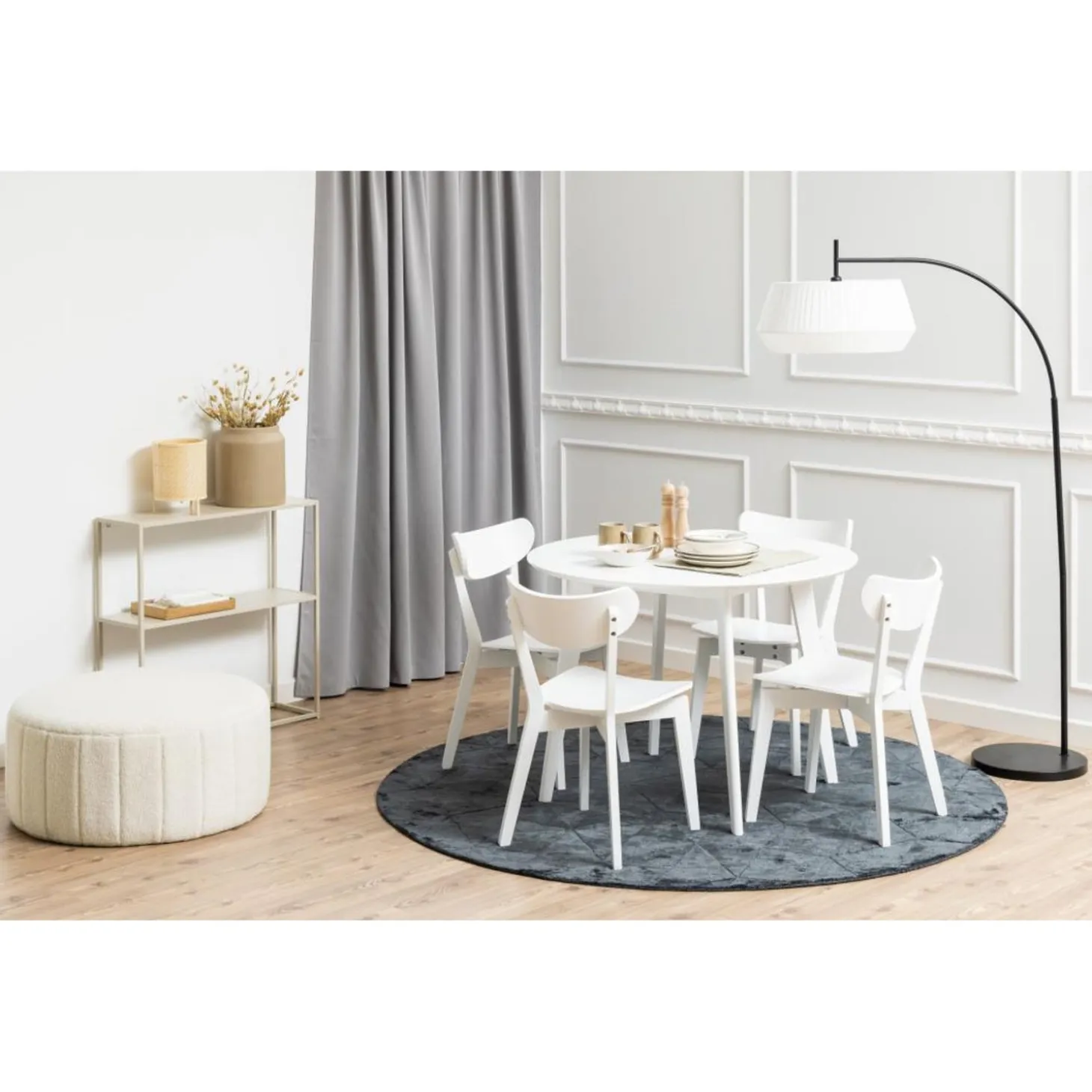 Alba Matgrupp 105 cm Vitmålad
