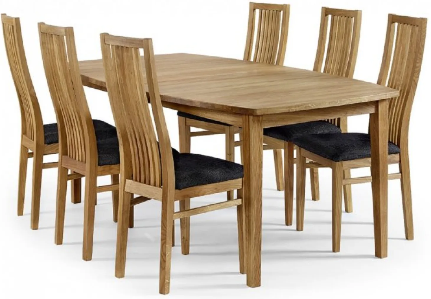 Allegro Matgrupp 186 cm Inkl. Sex Stolar Tyg/Ek
