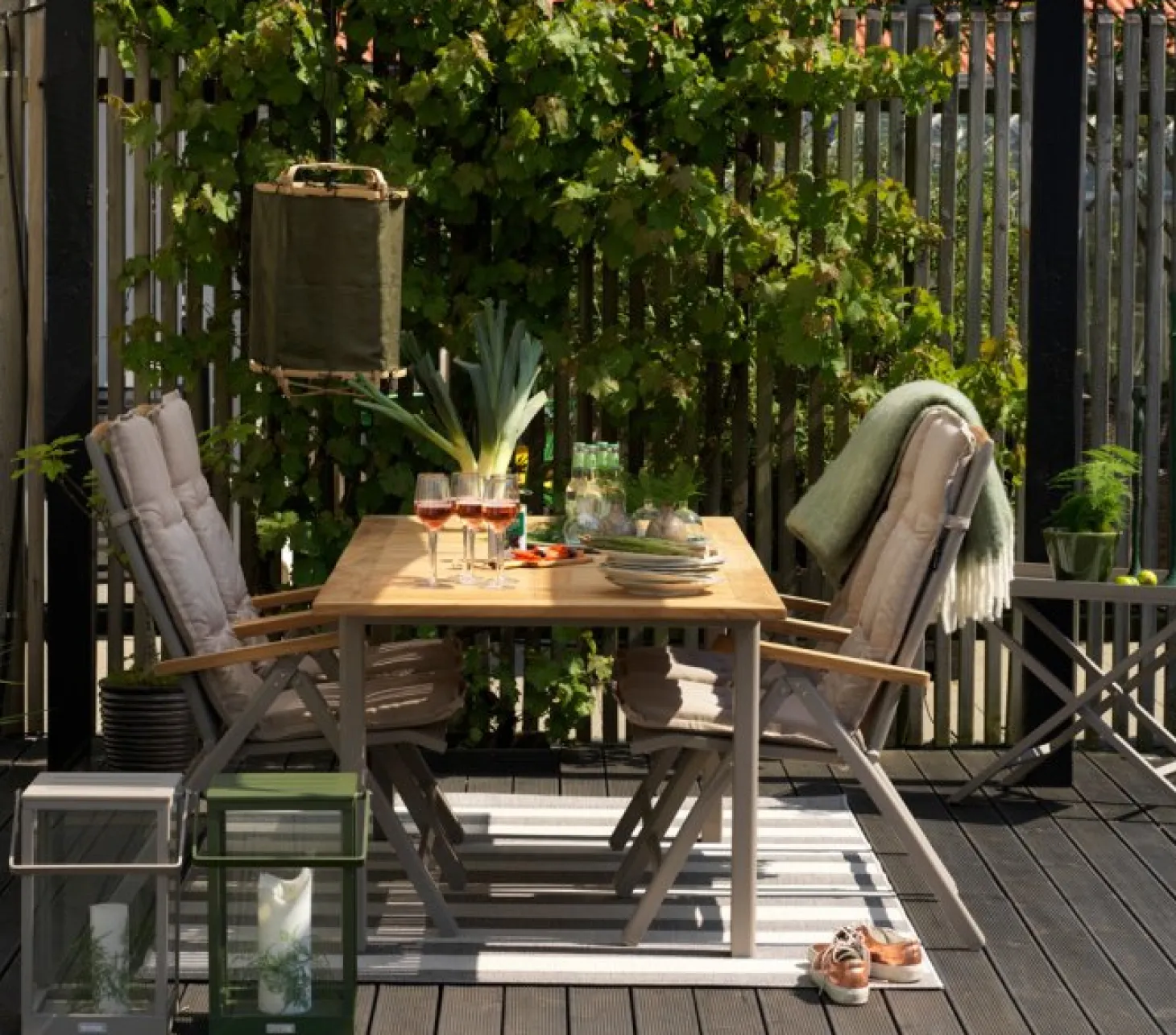 Andy Positionsstol Khaki/Teak