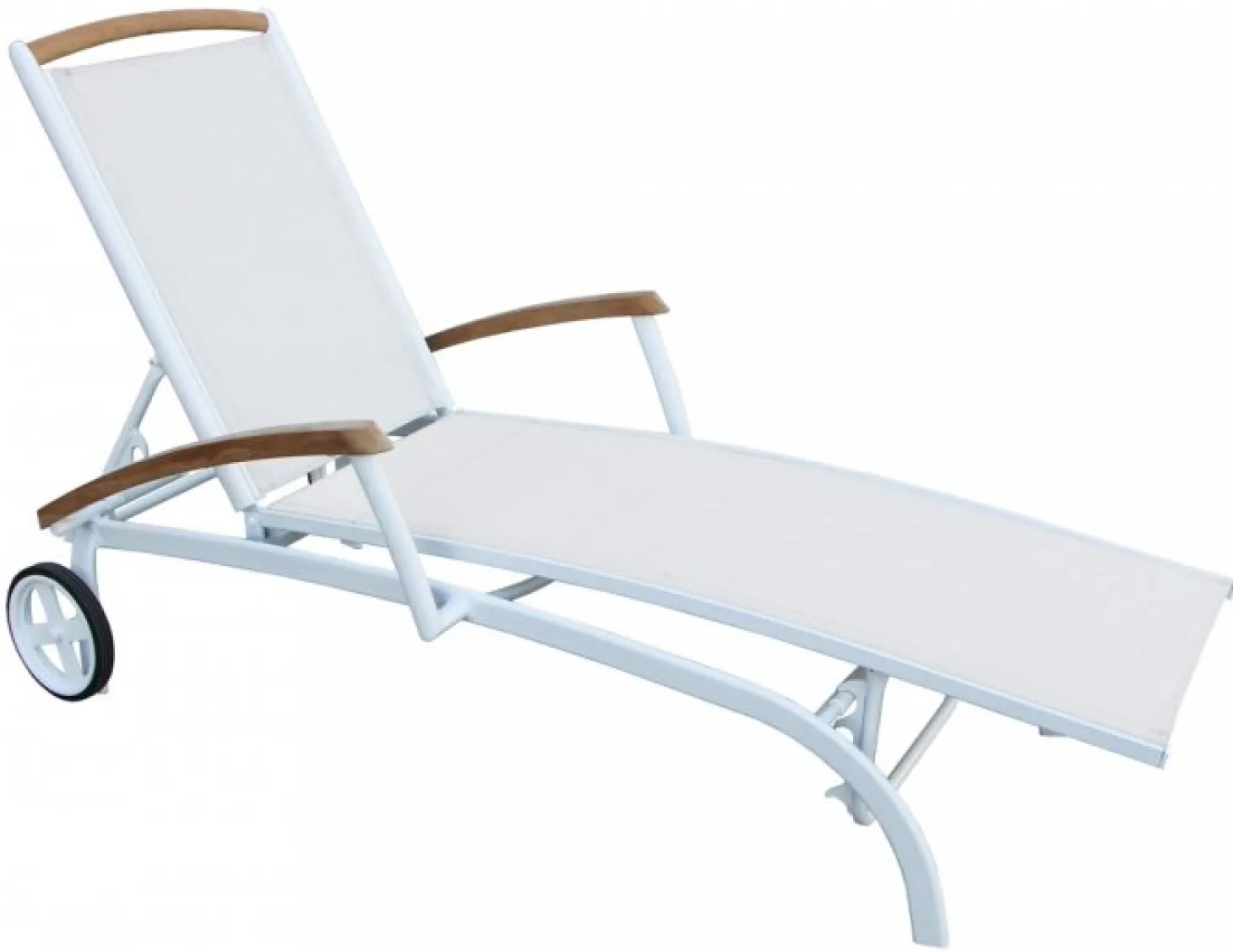 Andy Vilsäng Vit/Offwhite/Teak