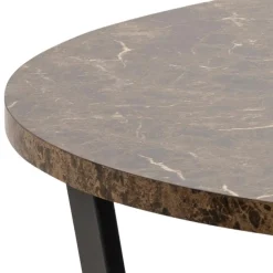 Angers Matbord Rund 110 cm Delhi-marmor