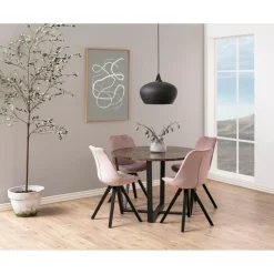Angers Matbord Rund 110 cm Delhi-marmor