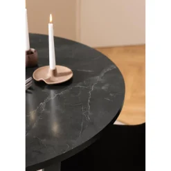 Angers Matbord Rund 110 cm Izmir-marmor
