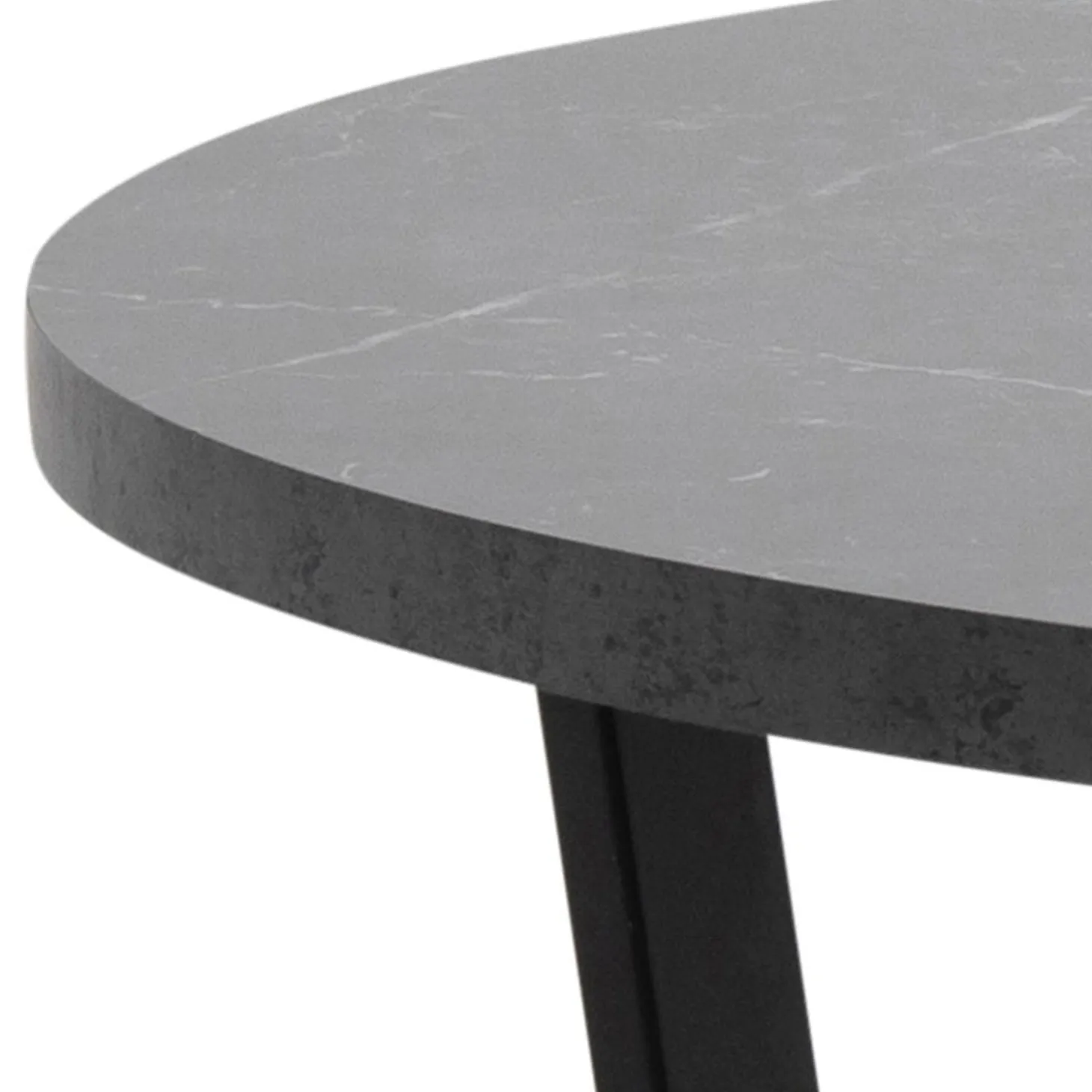 Angers Matbord Rund 110 cm Izmir-marmor