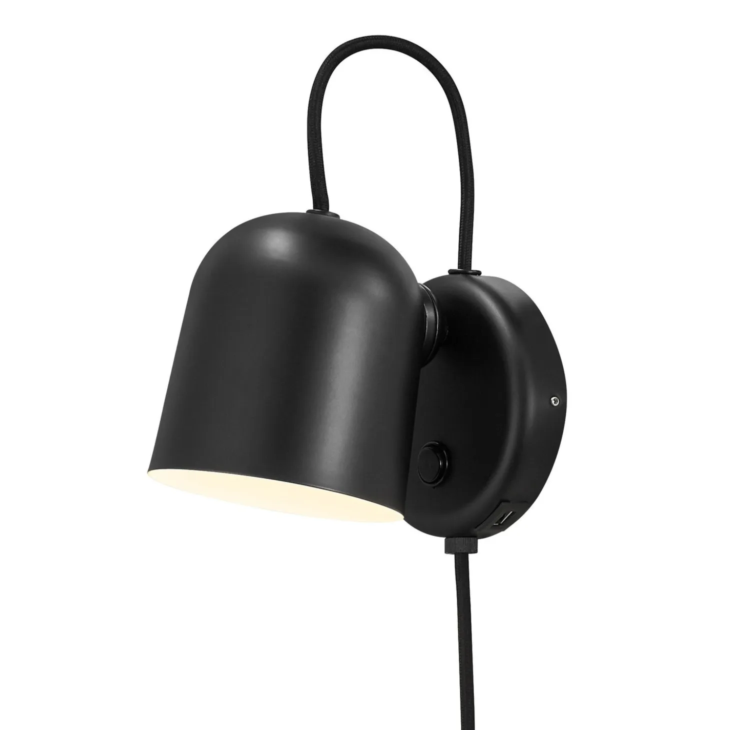 Angle Vägglampa Svart