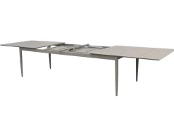 Anzio Matbord XL 110x266-396 cm Khaki