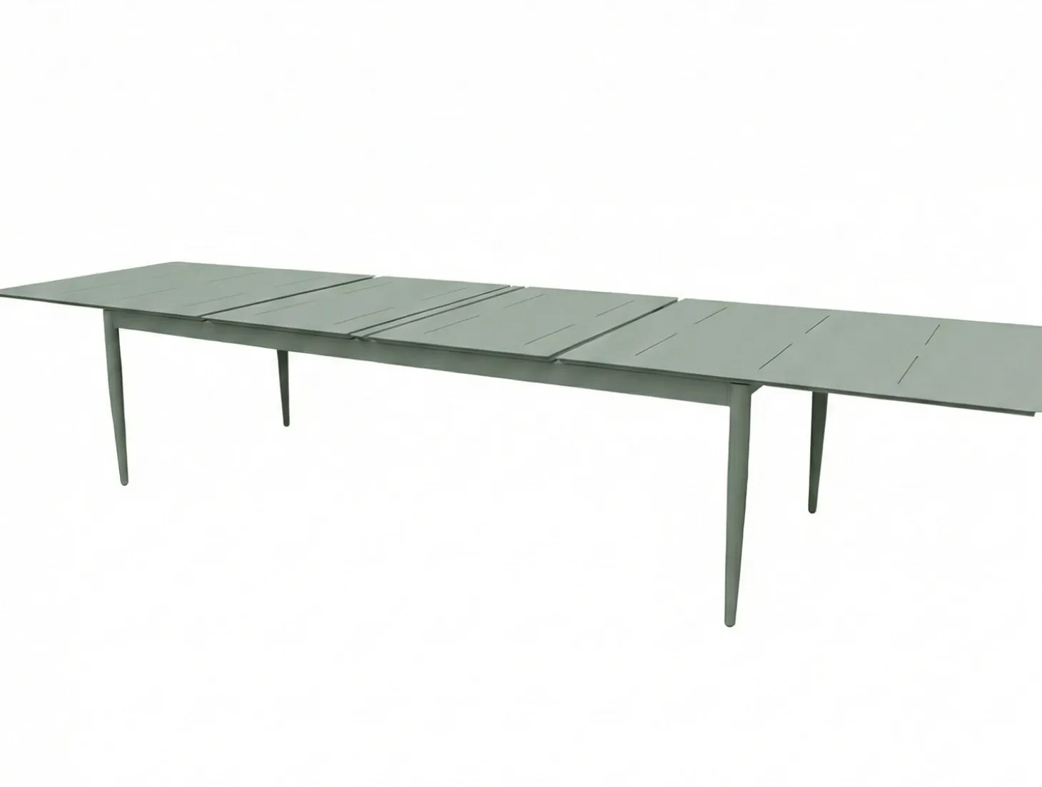 Anzio Matbord XL 110x266-396 cm Topia Grön