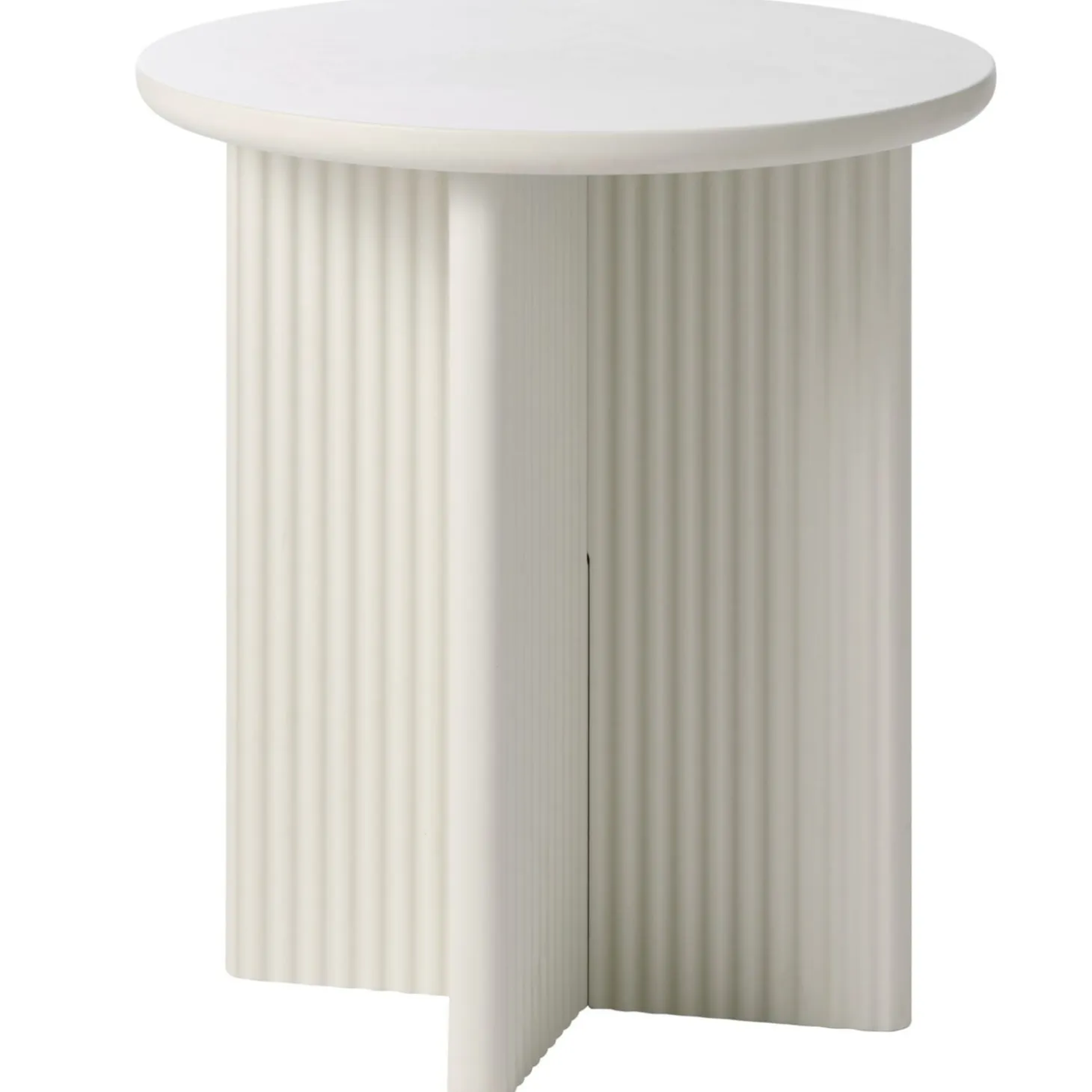 Arco Sidobord Ø50 cm Greige