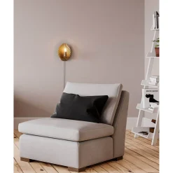 Aruba Vägglampa Matt Guld