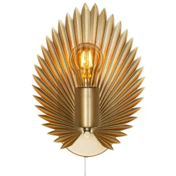 Aruba Vägglampa Matt Guld